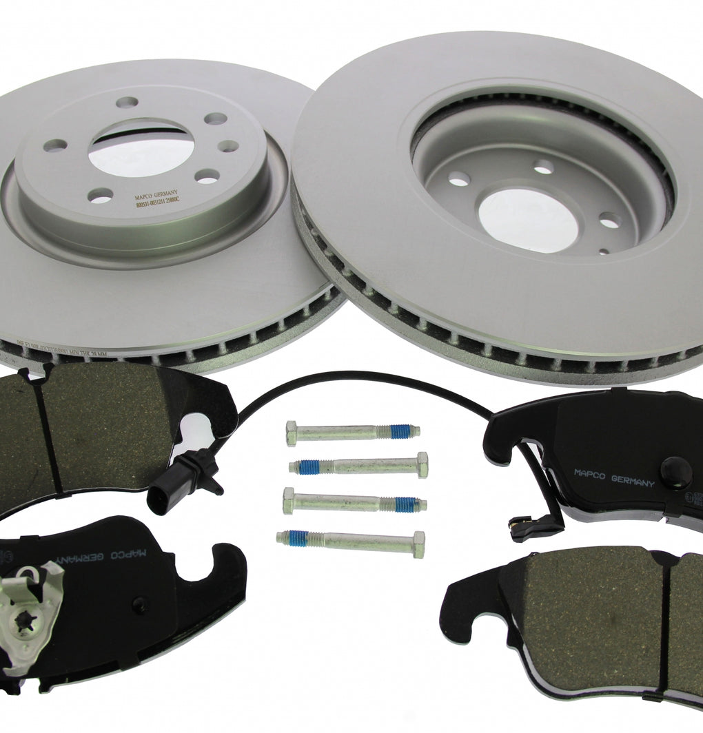 Front Brake Discs Pads Kit For AUDI A4, A5, A6, A7, Q5