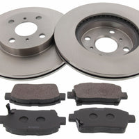 Front Brake Discs Pads Kit For TOYOTA YARIS