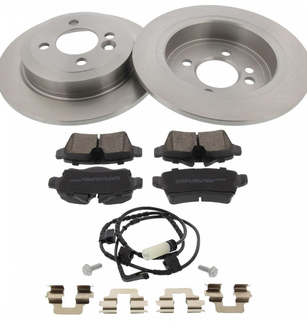 Rear Brake Discs Pads Kit For MINI