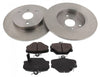 Front Brake Discs Pads Kit For SMART FORTWO