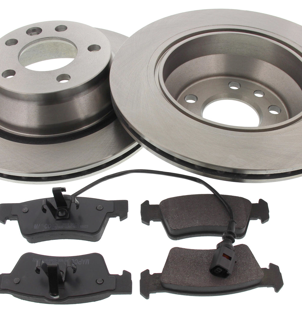 Rear Brake Discs Pads Kit For VW MULTIVAN TRANSPORTER  T5