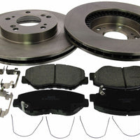 Front Brake Discs Pads Kit For HONDA CR-V II