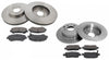 Front, Rear Brake Discs Pads Kit For NISSAN QASHQAI