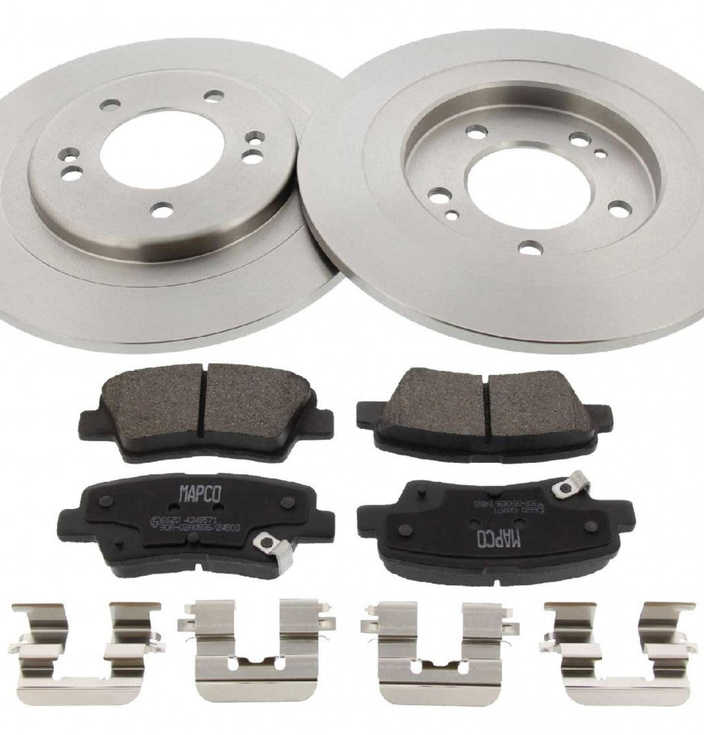 Rear Brake Discs Pads Kit For HYUNDAI i30, KIA CEE'D, PRO CEE'D