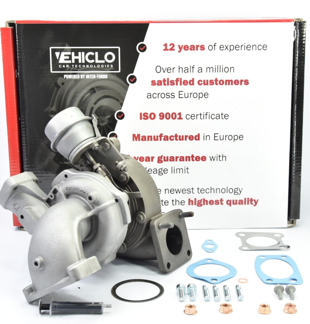 Turbocharger 53049700052 Alfa Romeo Fiat 2.4L 2387 ccm 147 kW 200 BHP + GASKETS