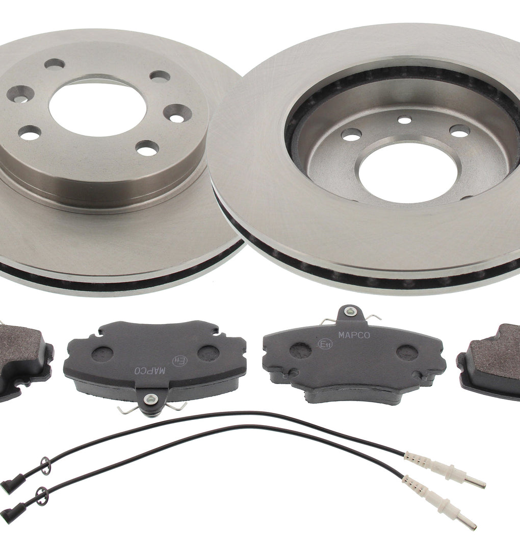 Front Brake Discs Pads Kit For RENAULT CLIO, MEGANE, THALIA, 9 11,19,