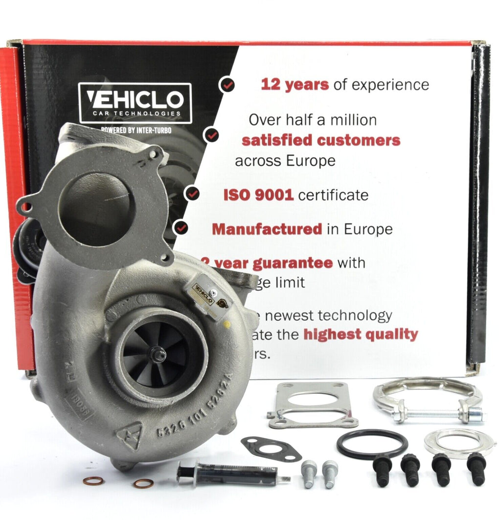 Turbocharger 53269700000 BMW 535d E60 E61 2993 ccm 200 kW 272 BHP + GASKETS