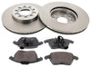 Front Brake Discs Pads Kit For AUDI A3, SEAT LEON, TOLEDO, ALTEA, SKODA OCTAVIA, SKODA SUPERB, YETI, VW TOURAN, BEETLE, CADDY, GOLF, SCIROCCO, JETTA