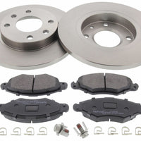 Front Brake Discs Pads Kit For CITROEN XSARA, PEUGEOT 206 306