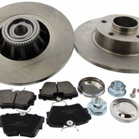 Rear Brake Discs Pads Kit For NISSAN PRIMASTAR, VAUXHALL VIVARO, RENAULT TRAFIC