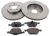 Front Brake Discs Pads Kit For FORD C-MAX, FOCUS, VOLVO C30, C70, V40