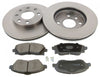 Front Brake Discs Pads Kit For VAUXHALL CORSA, CORSAVAN