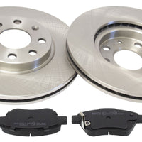 Front Brake Discs Pads Kit For VAUXHALL CORSA, CORSAVAN, ADAM