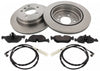 Rear Brake Discs Pads Kit For BMW 1 (E81,E87) 3 (E90,E91,E92,E93) X1 (E84)