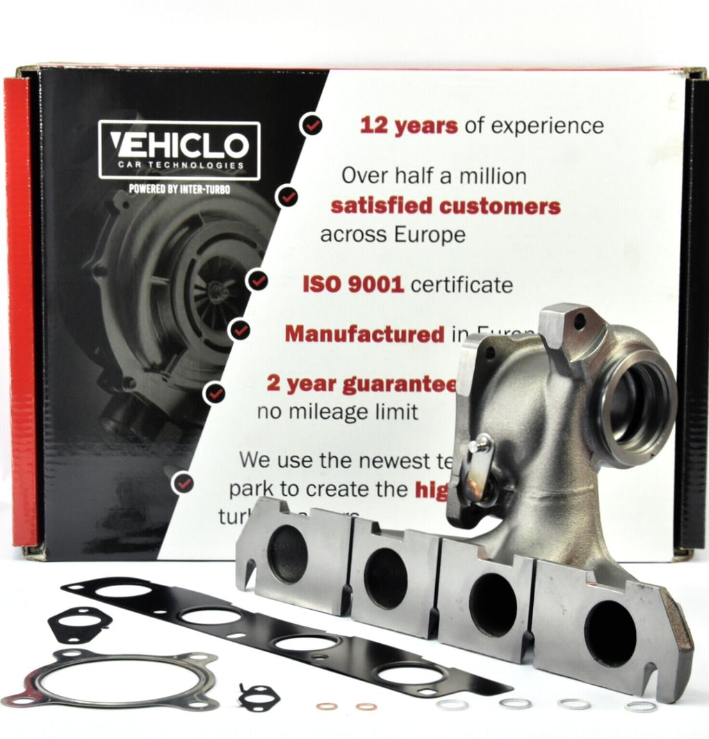 Turbocharger new housing manifold 53039700106 Audi Seat 2.0 TFSI + GASKETS