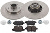 Rear Brake Discs Pads Kit For MERCEDES-BENZ CITAN, RENAULT KANGOO / GRAND KANGOO