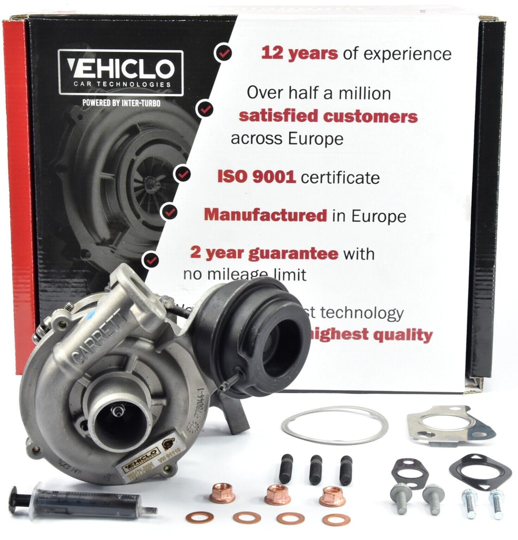 Turbocharger 799171 Chevrolet Citroën Fiat Ford 1248 ccm 55 kW 75 BHP + GASKETS
