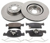 Front Brake Discs Pads Kit For VAUXHALL CORSA, CORSAVAN, ADAM