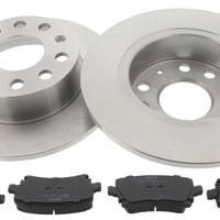 Rear Brake Discs Pads Kit For AUDI A3, SEAT TOLEDO, ALTEA, SKODA OCTAVIA, YETI, VW CADDY, GOLF, SCIROCCO