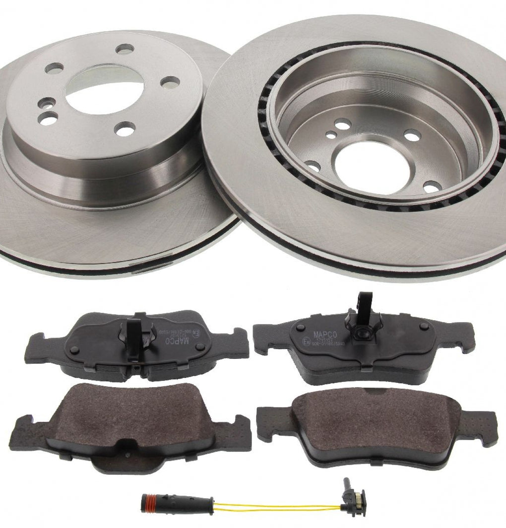 Rear Brake Discs Pads Kit For MERCEDES-BENZ CLS, E-CLASS