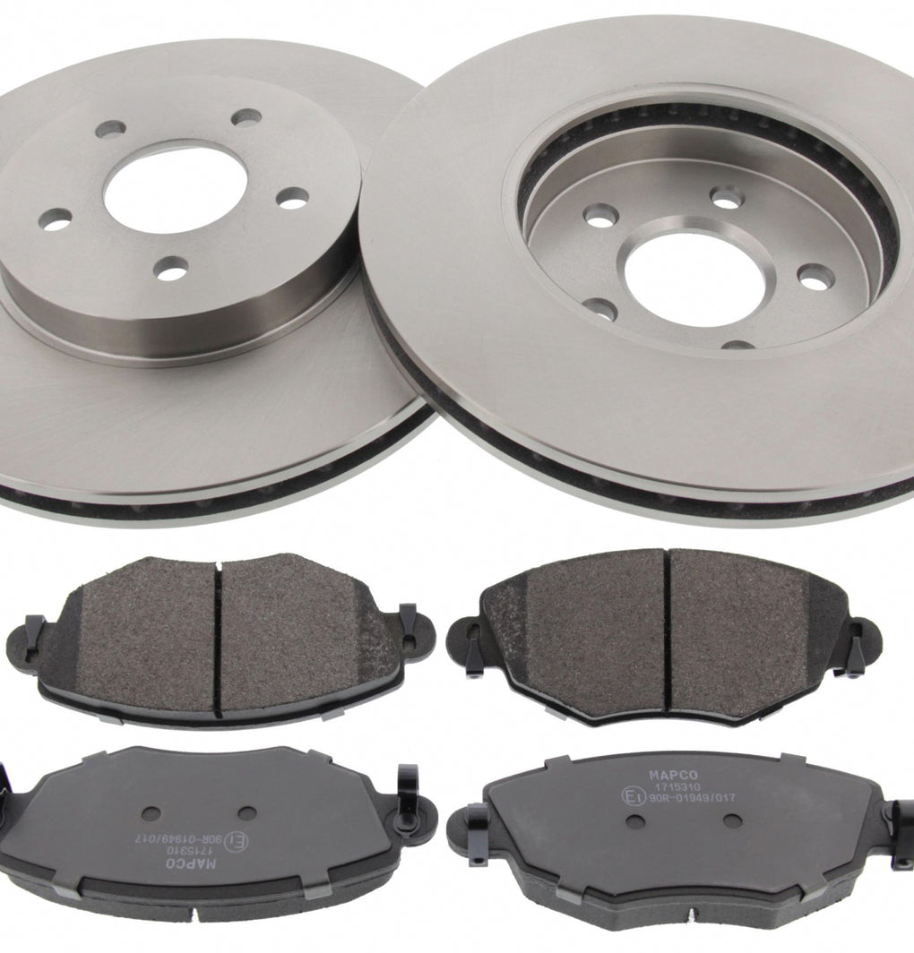 Front Brake Discs Pads Kit For JAGUAR X-TYPE, FORD MONDEO