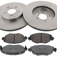 Front Brake Discs Pads Kit For JAGUAR X-TYPE, FORD MONDEO