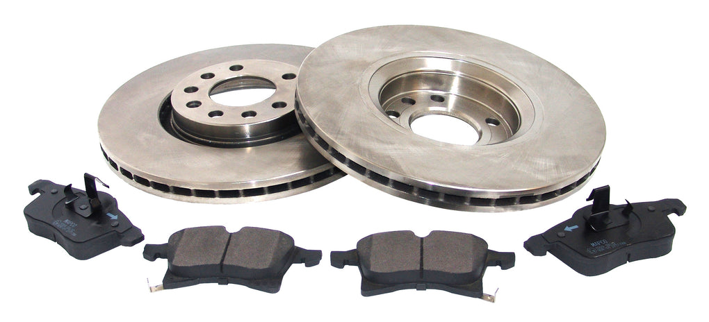 Front Brake Discs Pads Kit For VAUXHALL ASTRA, MERIVA, ZAFIRA, CORSAVAN, ADAM