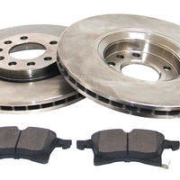 Front Brake Discs Pads Kit For VAUXHALL ASTRA, MERIVA, ZAFIRA, CORSAVAN, ADAM