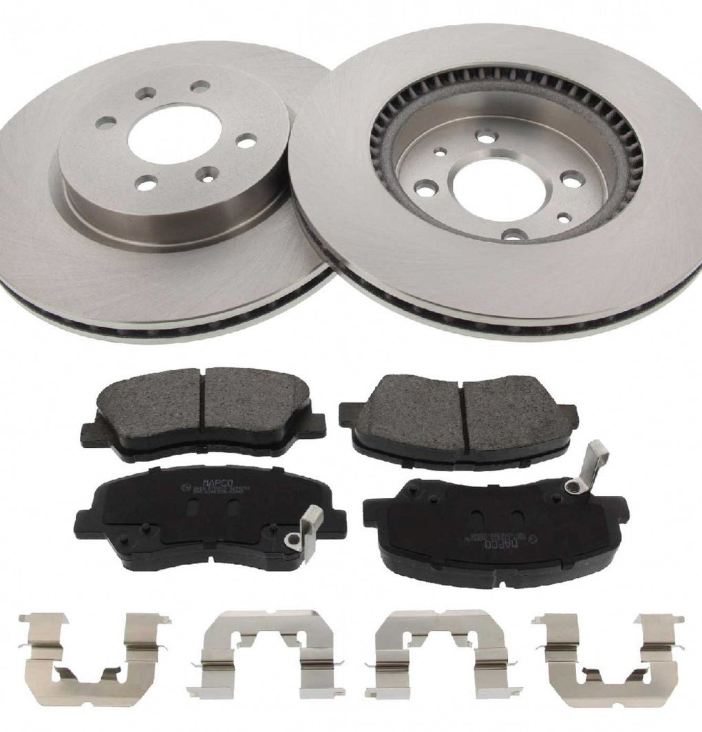 Front Brake Discs Pads Kit For HYUNDAI ACCENT, KIA RIO