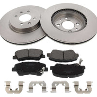 Front Brake Discs Pads Kit For HYUNDAI ACCENT, KIA RIO