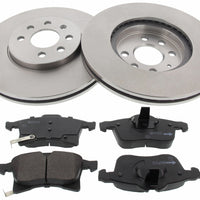 Front Brake Discs Pads Kit For VAUXHALL ASTRA, MERIVA, COMBO
