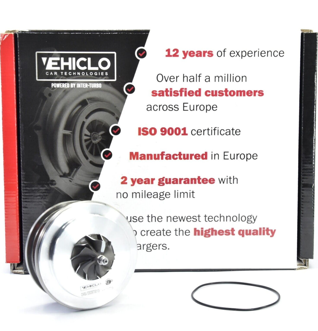 Turbocharger Cartridge CHRA 53039700109 BRD BVA Audi A4 1968 ccm 125 kW 170 BHP