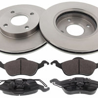 Front Brake Discs Pads Kit For FORD FOCUS I