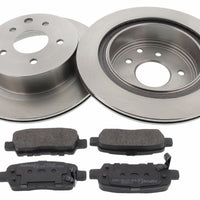 Rear Brake Discs Pads Kit For NISSAN QASHQAI, X-TRAIL, LEAF, RENAULT KOLEOS