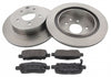 Rear Brake Discs Pads Kit For NISSAN QASHQAI, X-TRAIL, LEAF, RENAULT KOLEOS