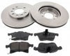 Front Brake Discs Pads Kit For OPEL / VAUXHALL ASTRA ZAFIRA MERIVA