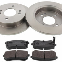 Rear Brake Discs Pads Kit For HYUNDAI i10, KIA PICANTO