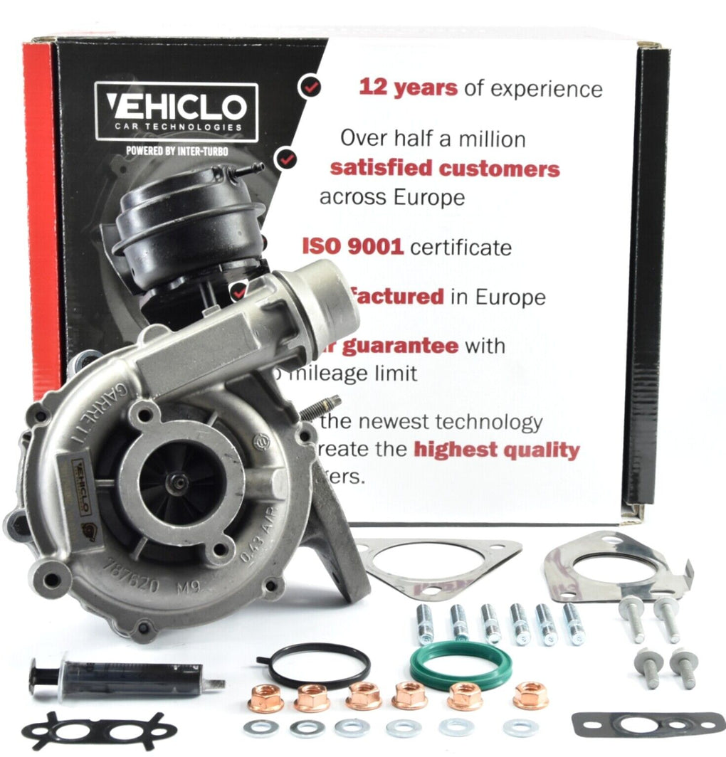 Turbocharger 790179 for Nissan Renault Vauxhall 2298 ccm 110 kW 150 BHP+ GASKETS