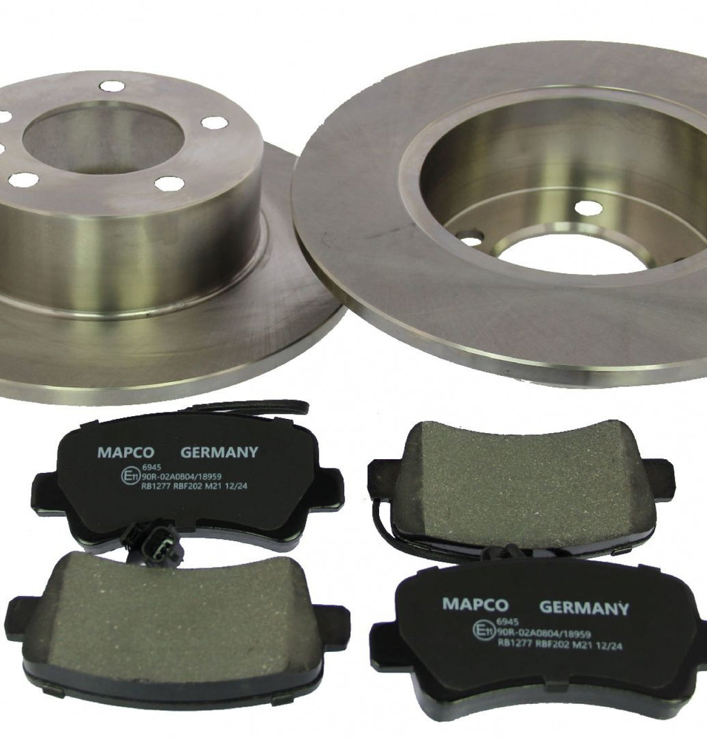 Rear Brake Discs Pads Kit For NISSAN NV400, RENAULT MASTER, VAUXHALL MOVANO