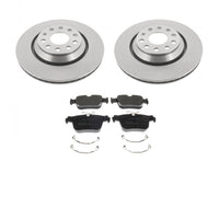 Rear Brake Discs Pads Kit For AUDI A3, CUPRA LEON, SKODA OCTAVIA, VW GOLF