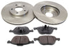 Front Brake Discs Pads Kit For FORD C-MAX, FOCUS , VOLVO C30, C70