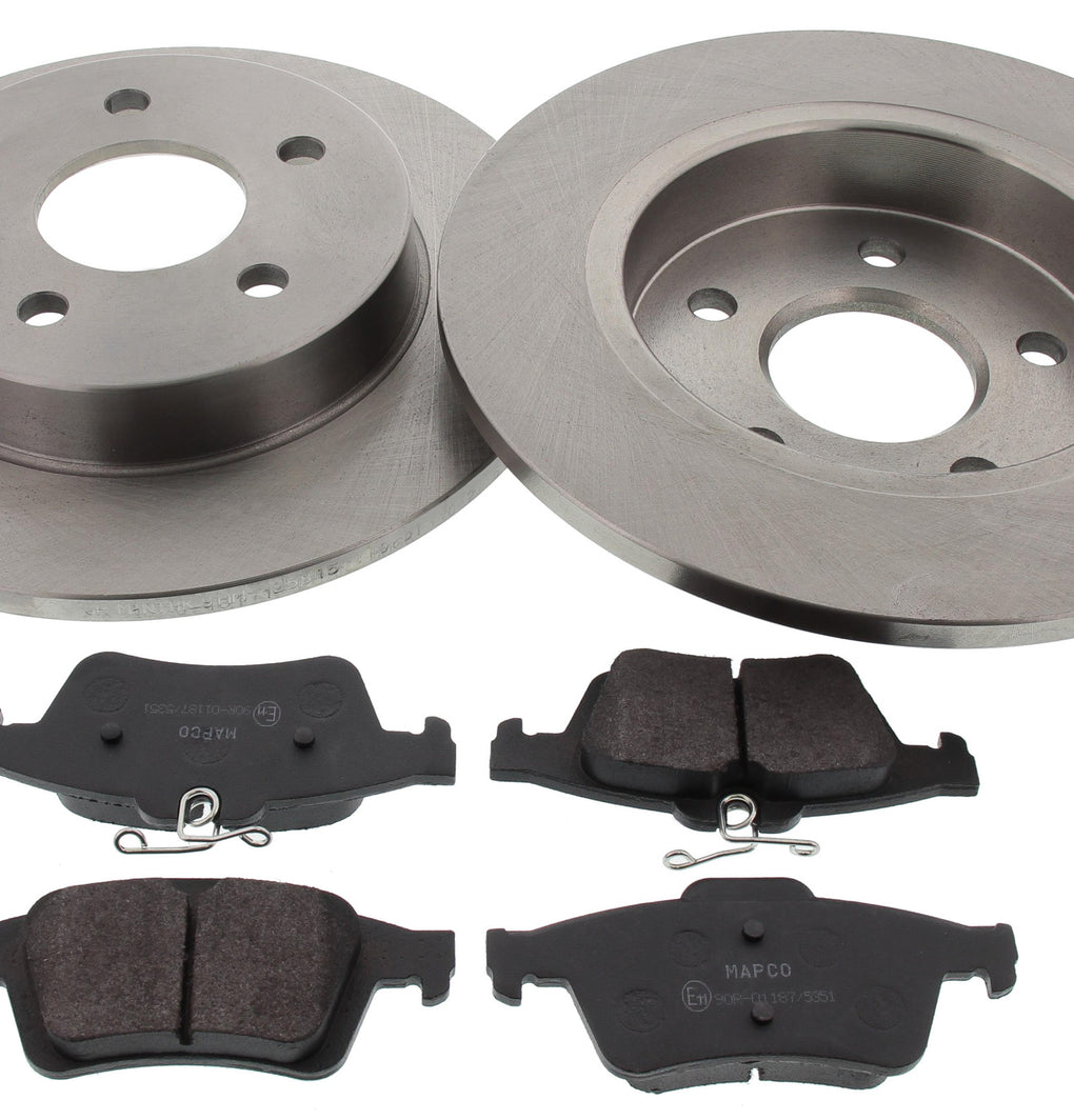 Rear Brake Discs Pads Kit For FORD C-MAX, FOCUS