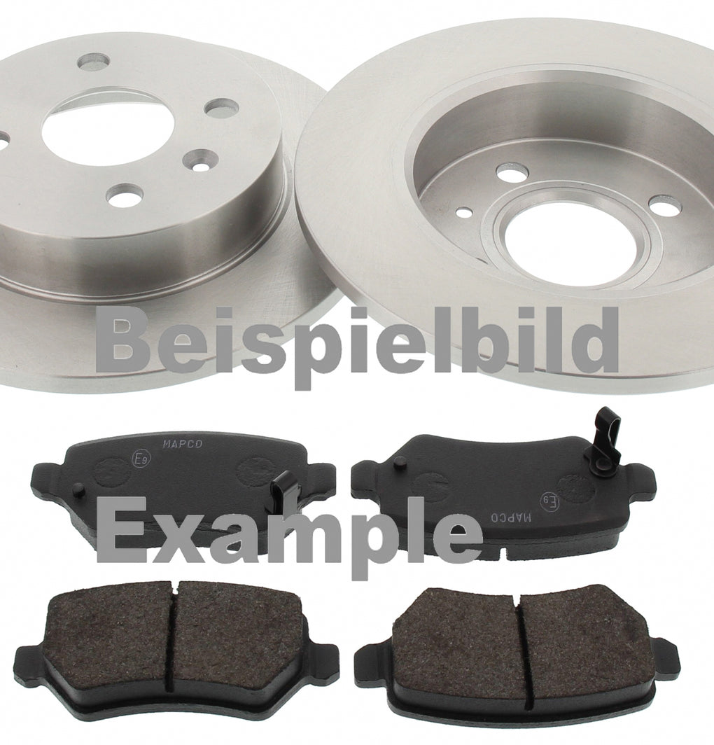 Rear Brake Discs Pads Kit For MERCEDES-BENZ C-CLASS