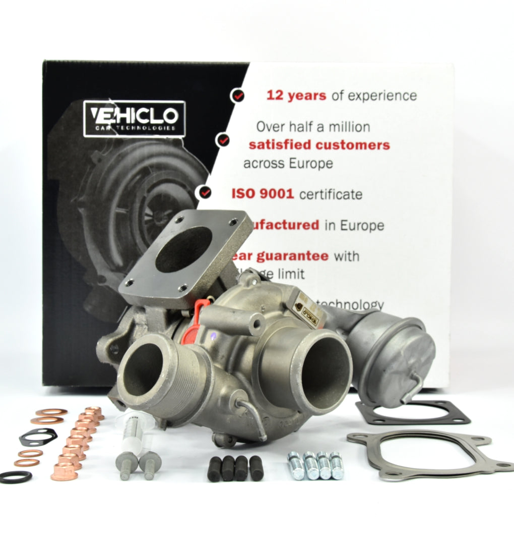 Turbocharger Vl37 ALFA ROMEO  FIAT LANCIA VAUXHALL 88 kW 120 BHP 1368ccm + GASKETS