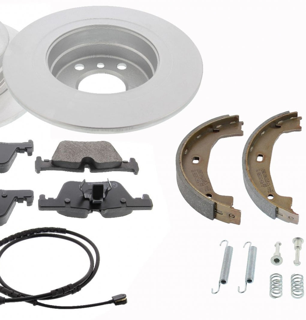 Rear Brake Discs Pads Kit For BMW 114, 116, 118, 120, 218 d