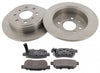 Rear Brake Discs Pads Kit For HONDA ACCORD, CIVIC, PRELUDE, MG ZR 105 120 ROVER 200 25 400 45