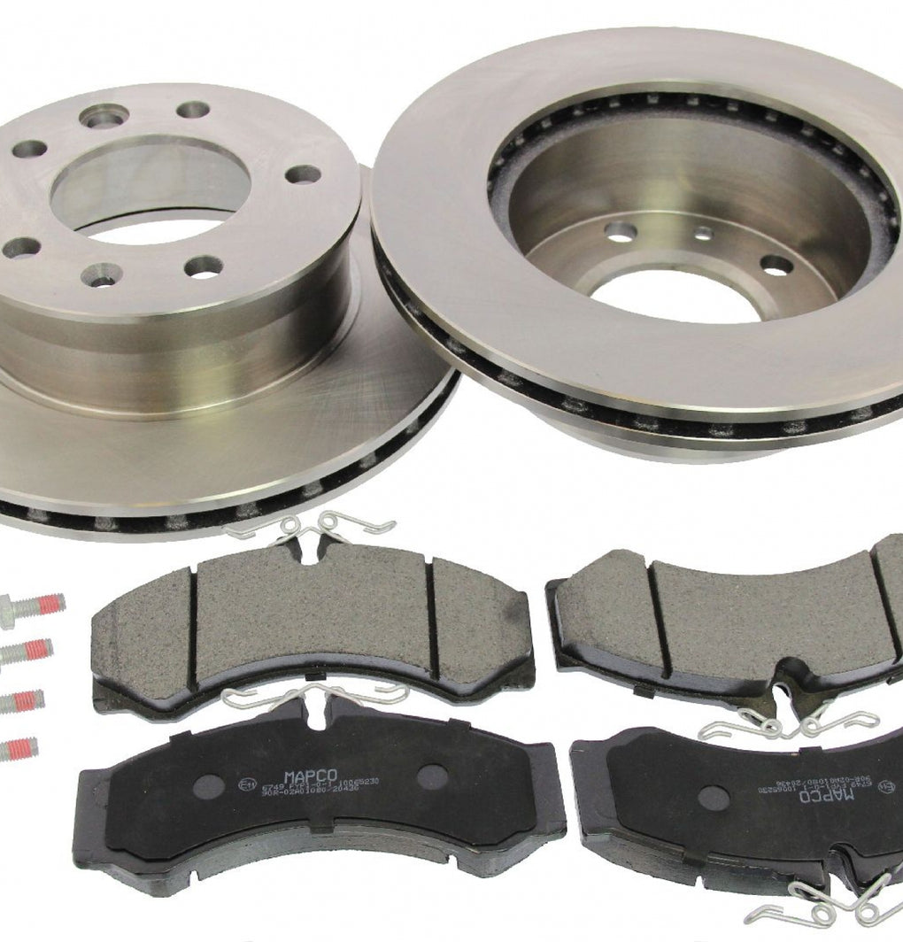 Front Brake Discs Pads Kit For MERCEDES-BENZ SPRINTER, VW LT 28-46