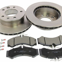 Front Brake Discs Pads Kit For MERCEDES-BENZ SPRINTER, VW LT 28-46