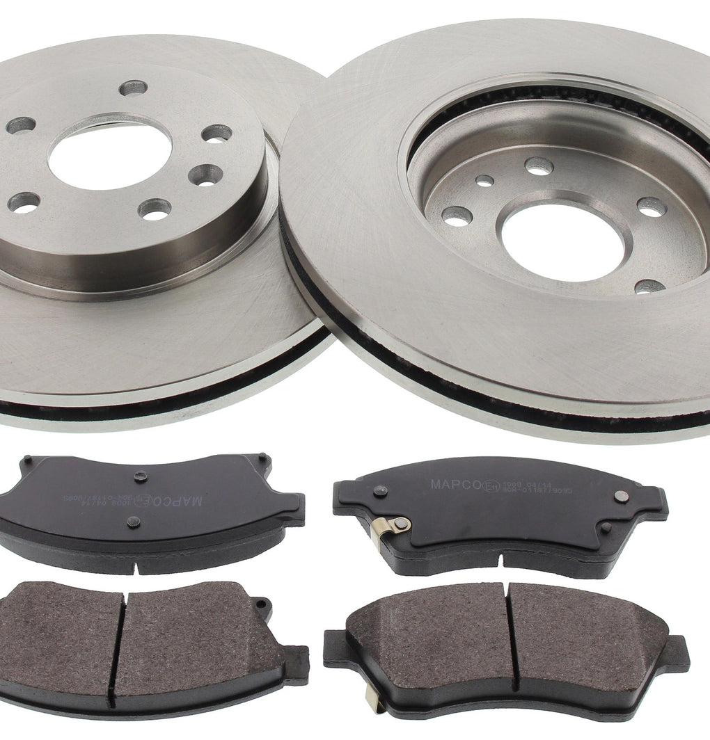 Front Brake Discs Pads Kit For CHEVROLET AVEO, CRUZE, VAUXHALL ASTRA