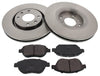 Front Brake Discs Pads Kit For CITROEN BERLINGO, C3, C4, XSARA, PEUGEOT 1007 206 207 307 PARTNER